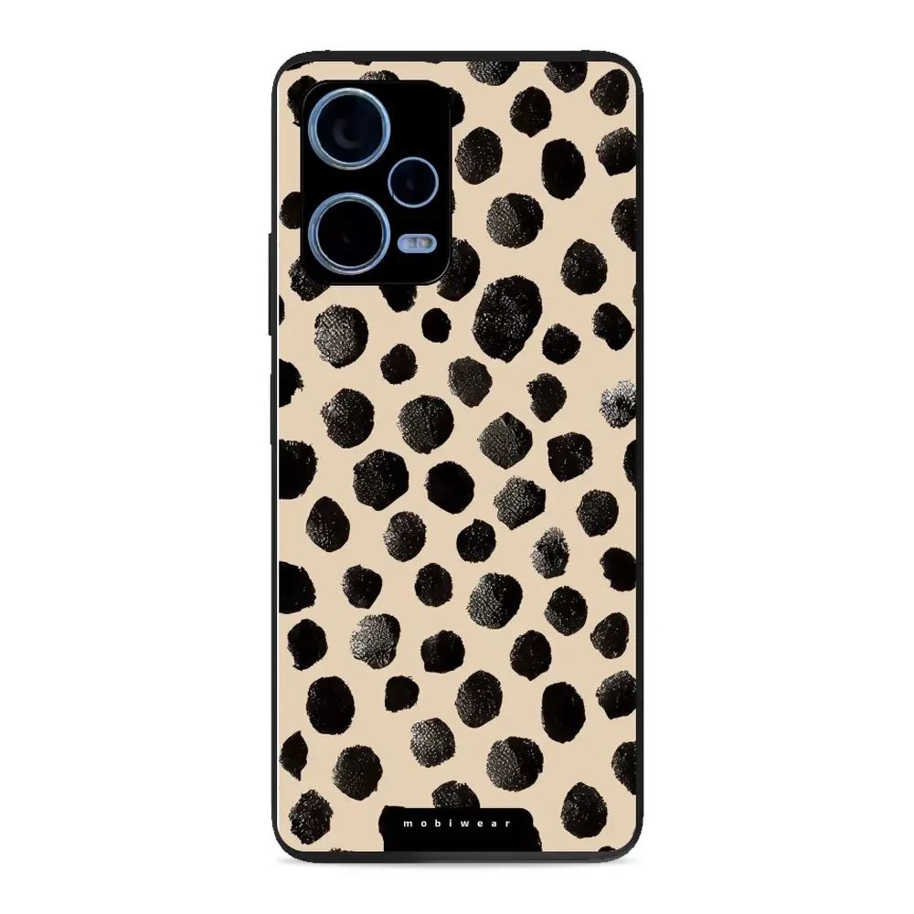 Lesklý kryt Mobiwear Glossy - Xiaomi Redmi Note 12 Pro 5G - GA50G Černé puntíky