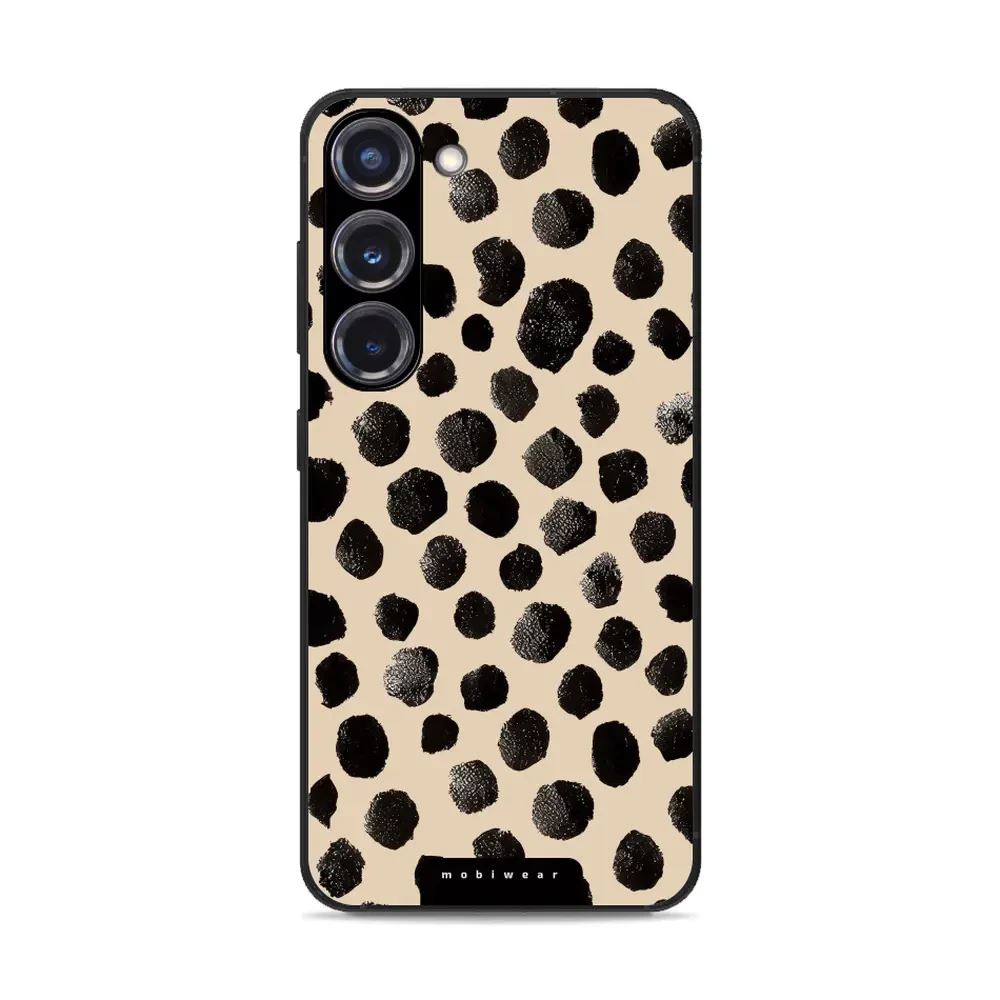 Lesklý kryt Mobiwear Glossy - Samsung Galaxy S23 Plus - GA50G Černé puntíky