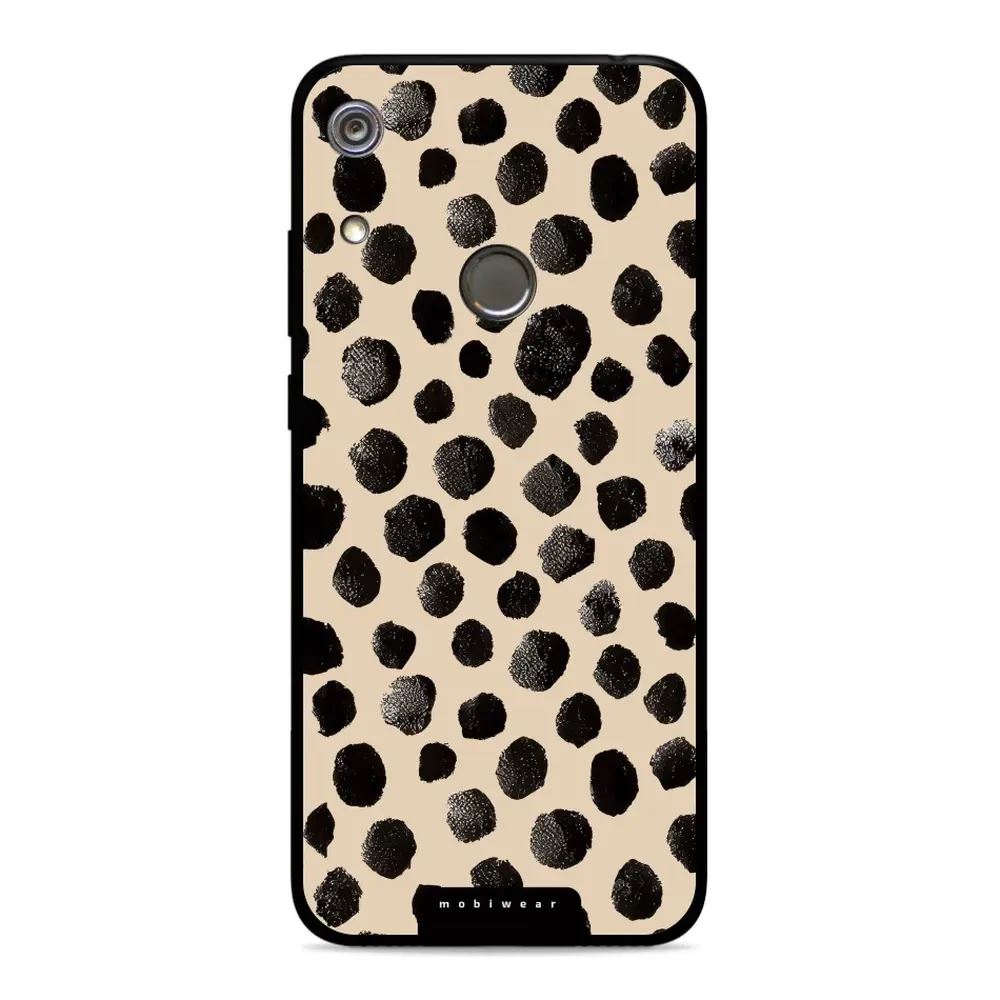 Lesklý kryt Mobiwear Glossy - Huawei Y6 2019 / Honor 8A / Huawei Y6s - GA50G Černé puntíky