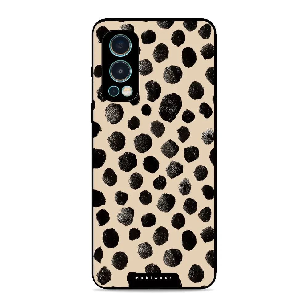 Lesklý kryt Mobiwear Glossy - OnePlus Nord 2 5G - GA50G Černé puntíky