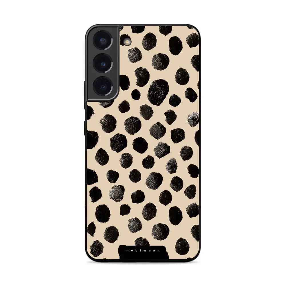 Lesklý kryt Mobiwear Glossy - Samsung Galaxy S22 Plus - GA50G Černé puntíky