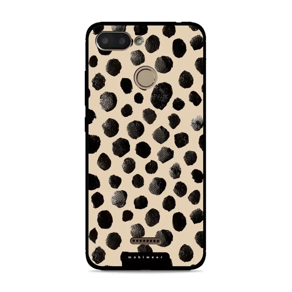 Lesklý kryt Mobiwear Glossy - Xiaomi Redmi 6 - GA50G Černé puntíky