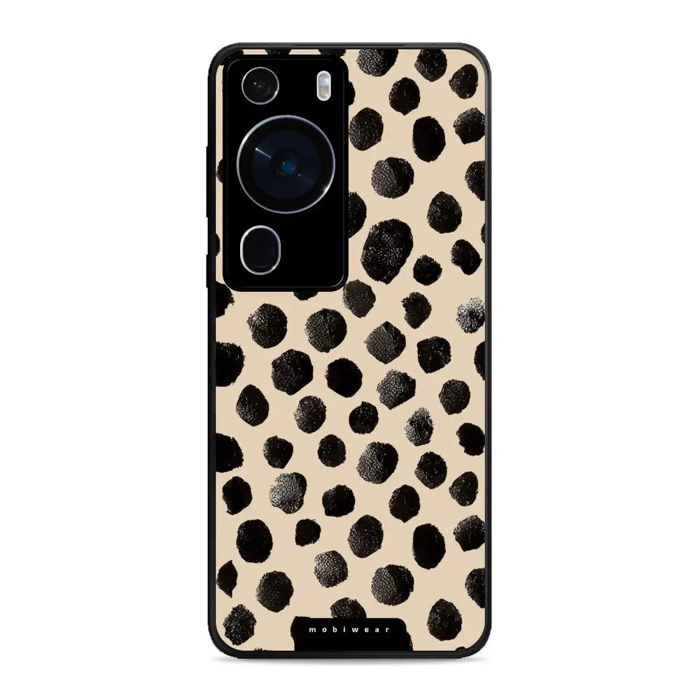 Lesklý kryt Mobiwear Glossy - Huawei P60 Pro - GA50G Černé puntíky