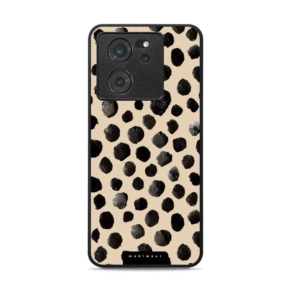 Lesklý kryt Mobiwear Glossy - Xiaomi 13T / 13T Pro - GA50G Černé puntíky