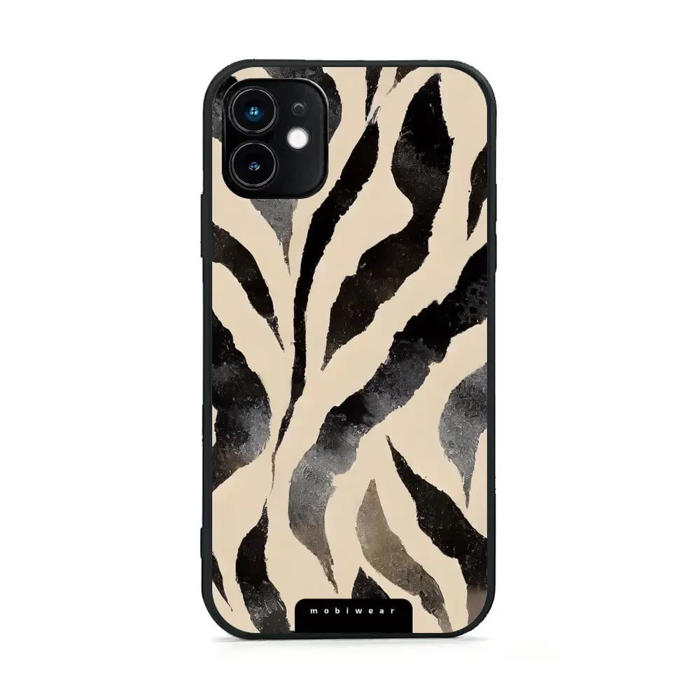 Lesklý kryt Mobiwear Glossy - Apple iPhone 11 - GA53G Zebří
