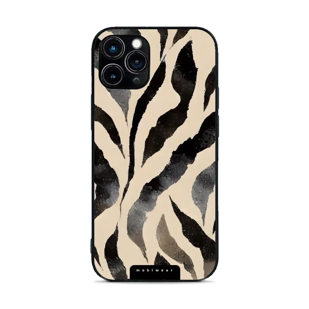 Lesklý kryt Mobiwear Glossy - Apple iPhone 11 Pro - GA53G Zebří