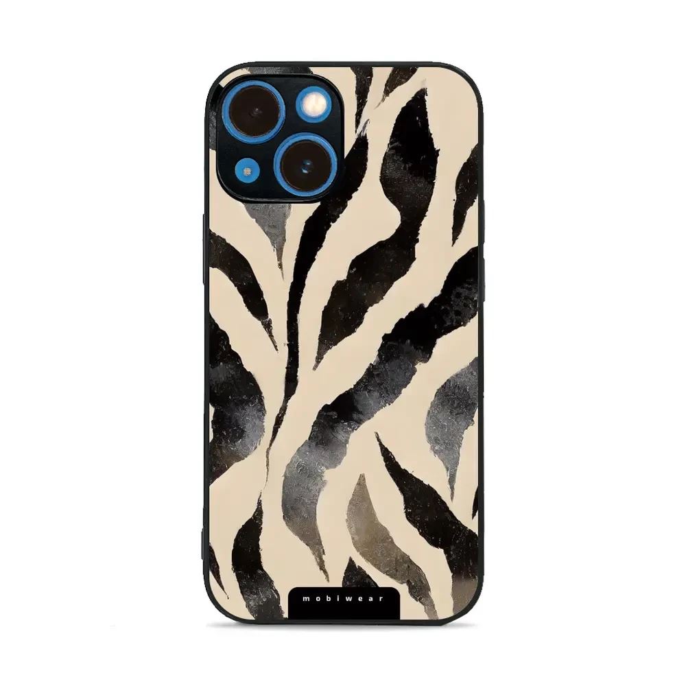 Lesklý kryt Mobiwear Glossy - Apple iPhone 13 Mini - GA53G Zebří