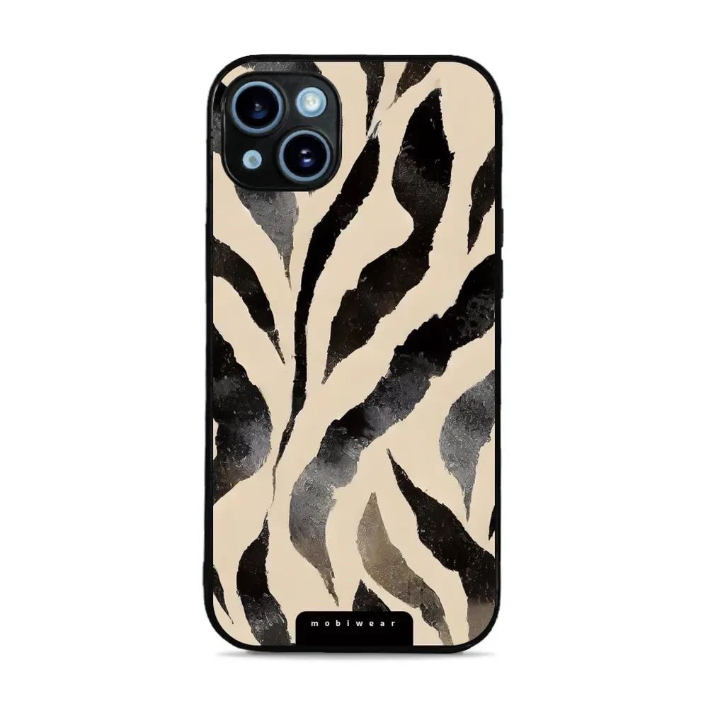 Lesklý kryt Mobiwear Glossy - Apple iPhone 14 Plus - GA53G Zebří
