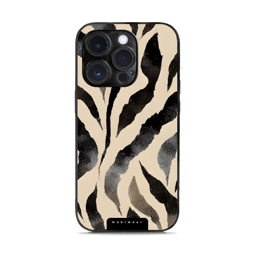 Lesklý kryt Mobiwear Glossy - Apple iPhone 14 Pro - GA53G Zebří