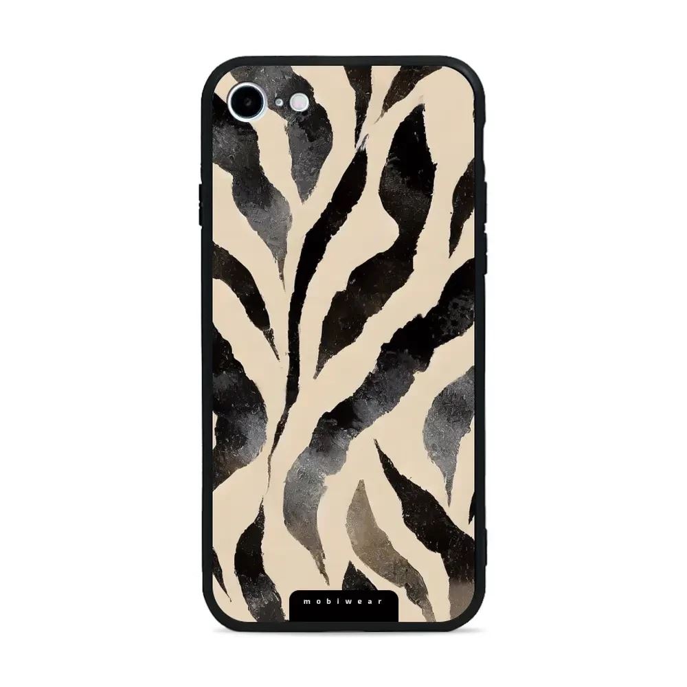 Lesklý kryt Mobiwear Glossy - Apple iPhone 7 / 8 / SE 2020 / SE 2022 - GA53G Zebří