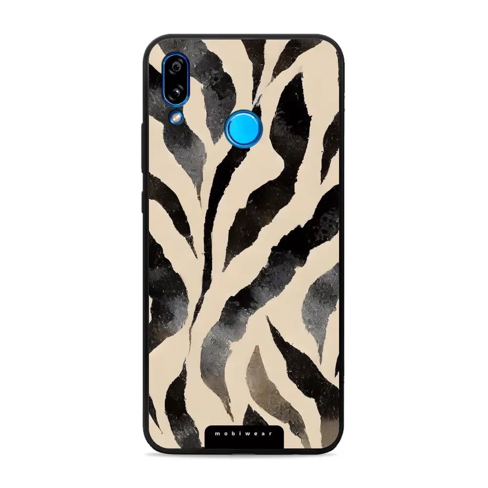 Lesklý kryt Mobiwear Glossy - Huawei P20 Lite - GA53G Zebří