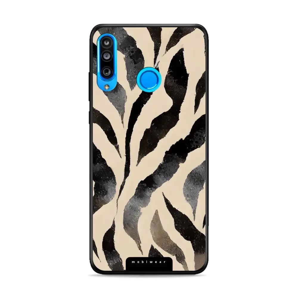 Lesklý kryt Mobiwear Glossy - Huawei P30 Lite - GA53G Zebří