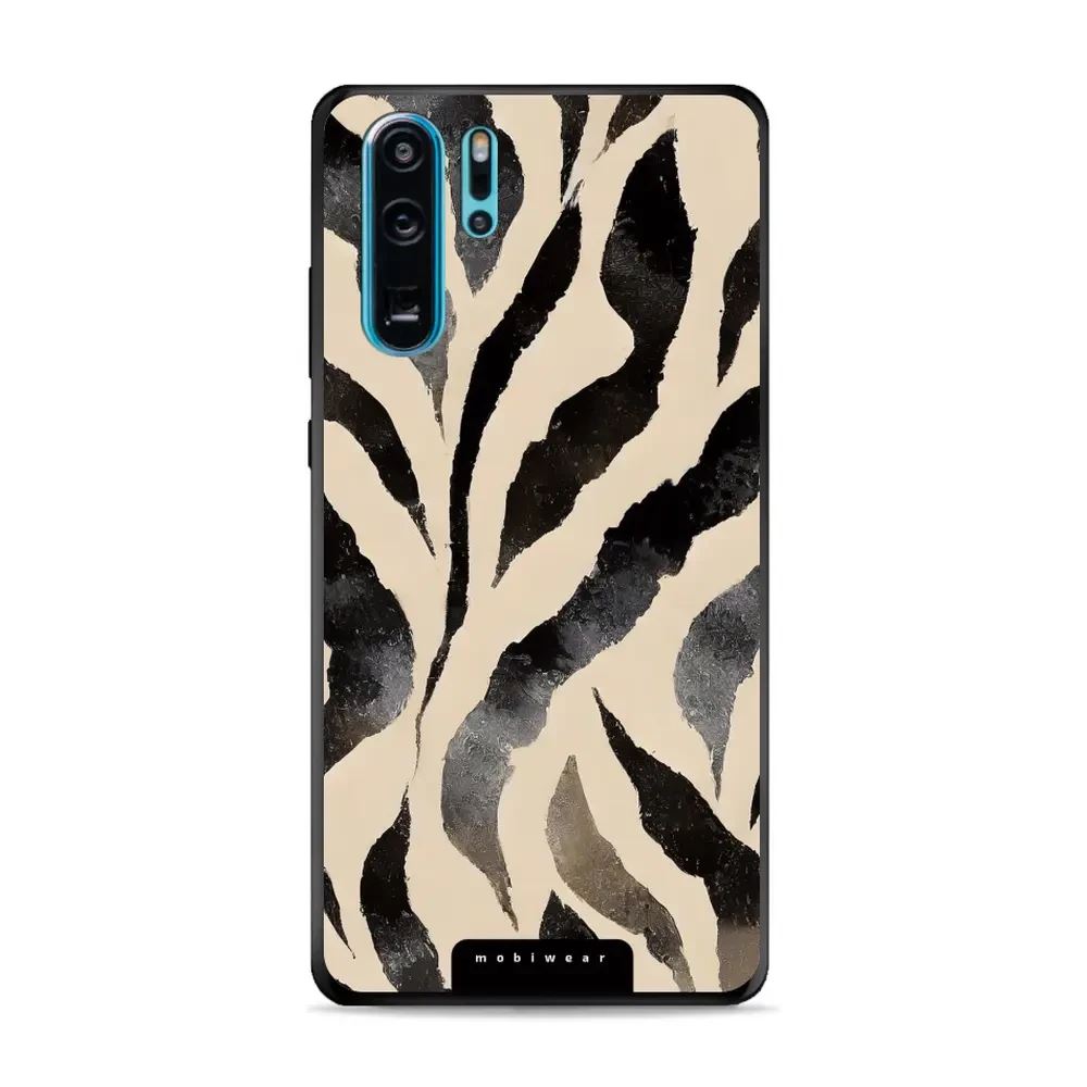 Lesklý kryt Mobiwear Glossy - Huawei P30 Pro - GA53G Zebří