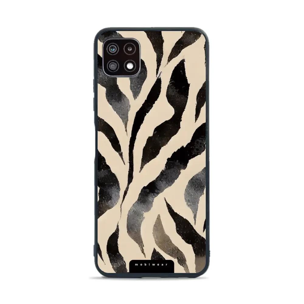 Lesklý kryt Mobiwear Glossy - Samsung Galaxy A22 5G - GA53G Zebří