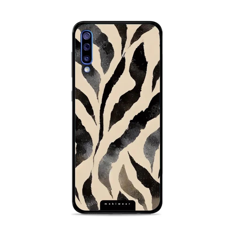 Lesklý kryt Mobiwear Glossy - Samsung Galaxy A30s - GA53G Zebří