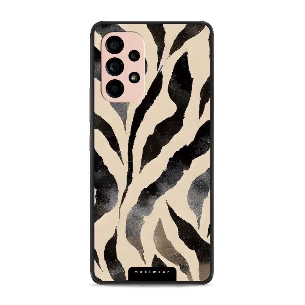 Lesklý kryt Mobiwear Glossy - Samsung Galaxy A53 5G - GA53G Zebří