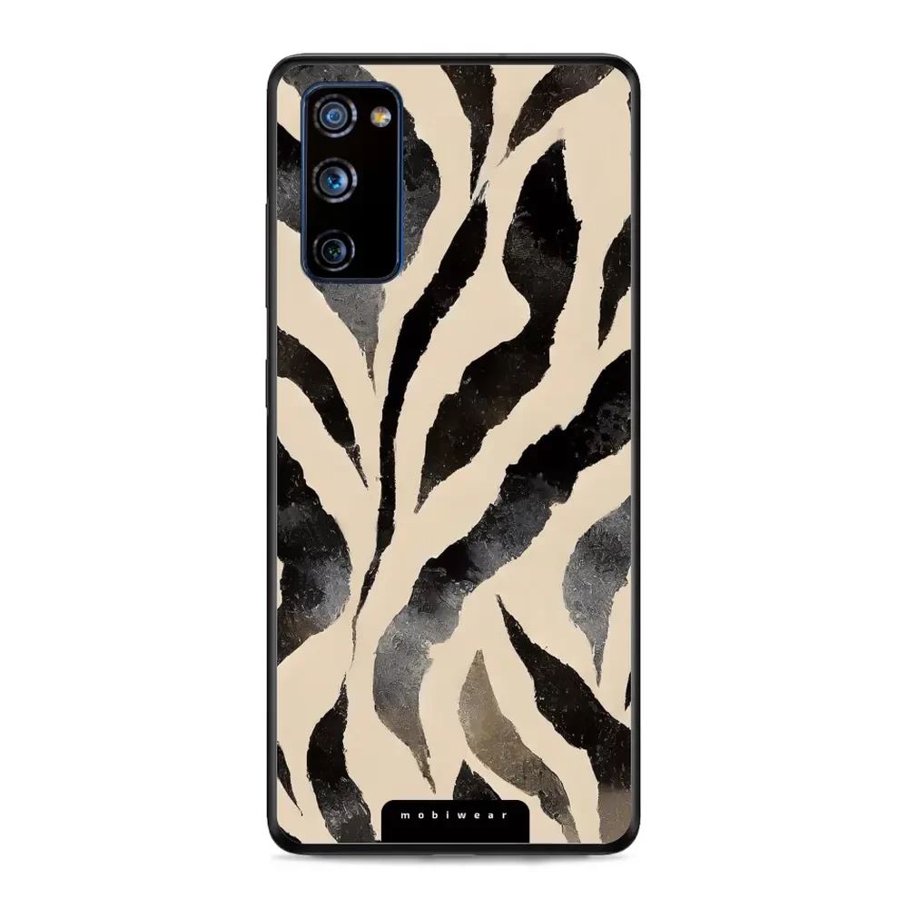 Lesklý kryt Mobiwear Glossy - Samsung Galaxy S20 FE - GA53G Zebří
