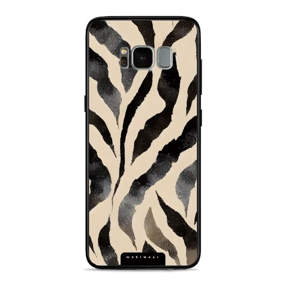 Lesklý kryt Mobiwear Glossy - Samsung Galaxy S8 - GA53G Zebří