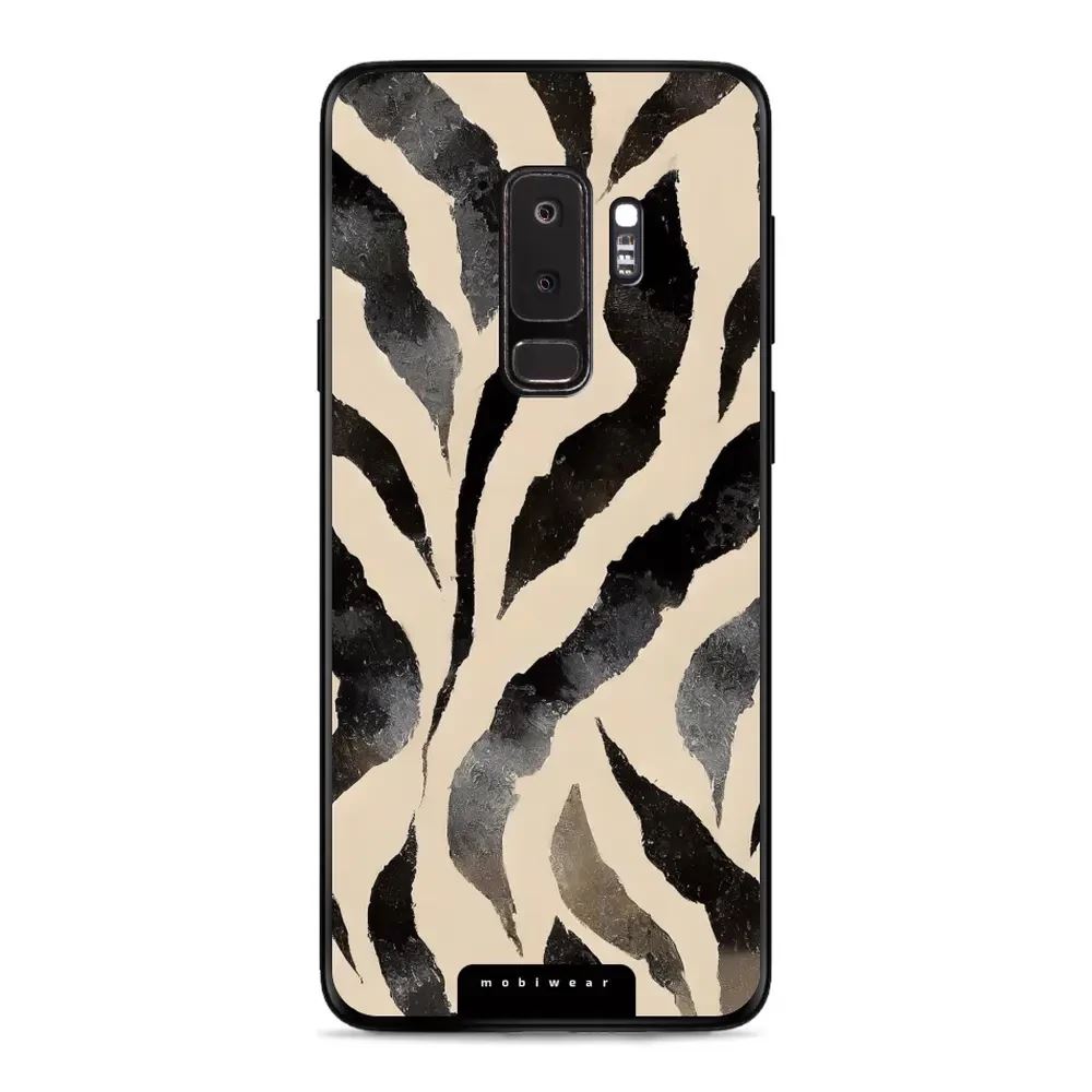 Lesklý kryt Mobiwear Glossy - Samsung Galaxy S9 Plus - GA53G Zebří