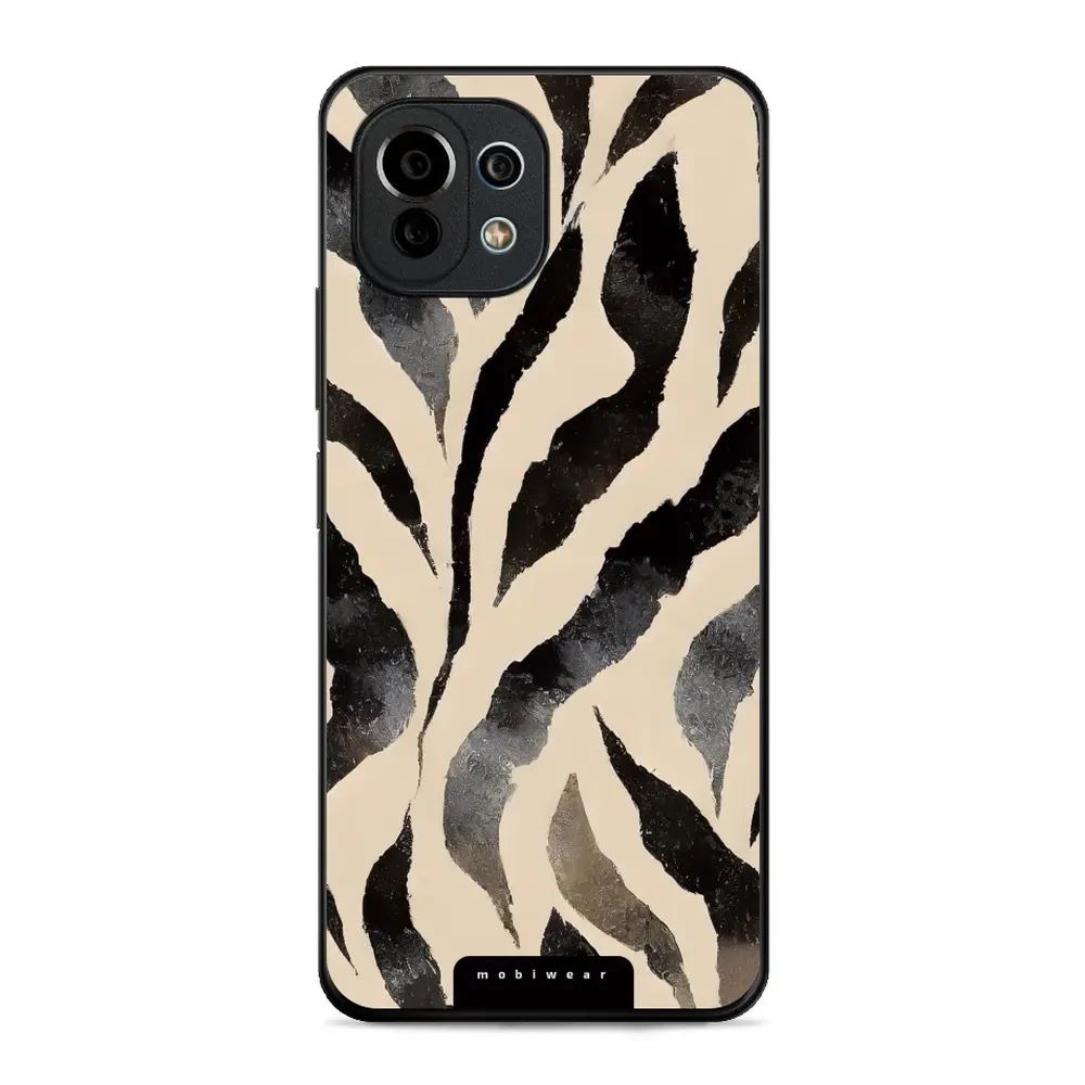 Lesklý kryt Mobiwear Glossy - Xiaomi 11 Lite 5G NE / Xiaomi Mi 11 Lite - GA53G Zebří