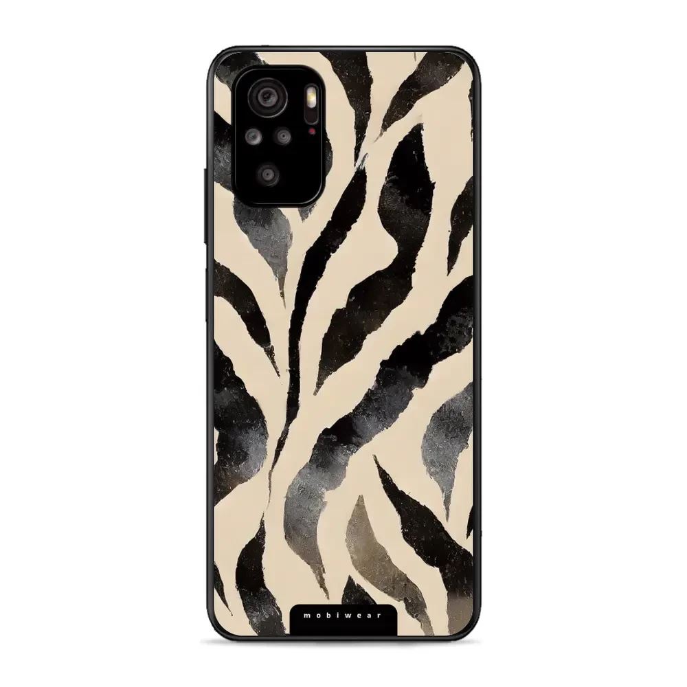 Lesklý kryt Mobiwear Glossy - Xiaomi Redmi Note 10 / 10S - GA53G Zebří