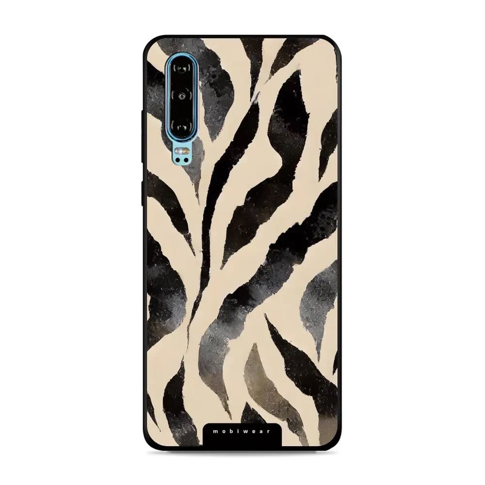 Lesklý kryt Mobiwear Glossy - Huawei P30 - GA53G Zebří