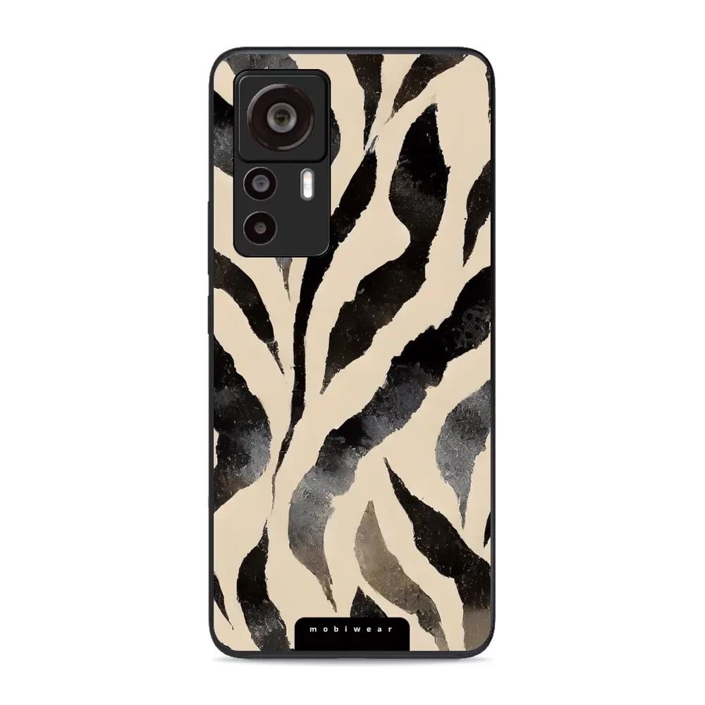 Lesklý kryt Mobiwear Glossy - Xiaomi 12T / 12T Pro - GA53G Zebří
