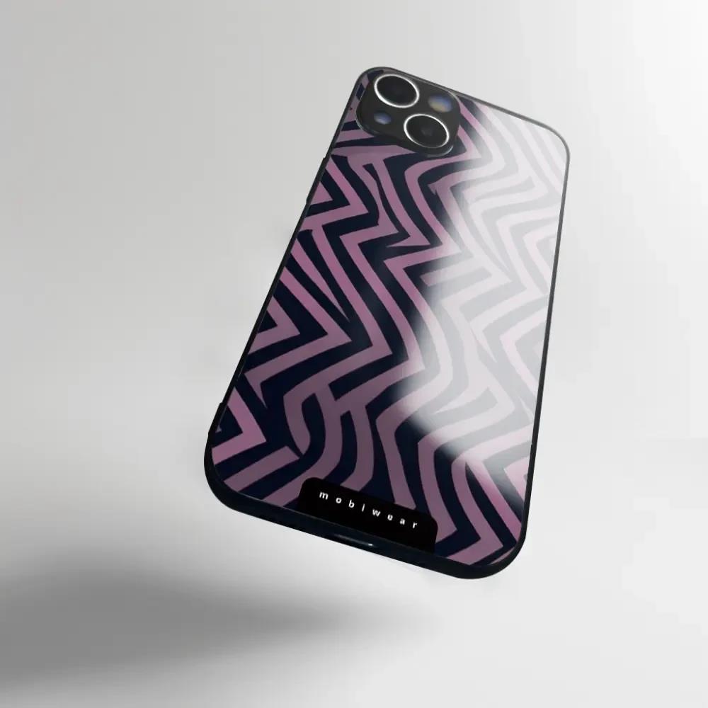 Lesklý kryt Mobiwear Glossy - Samsung Galaxy S24 - GA55G Fialové klikyháky