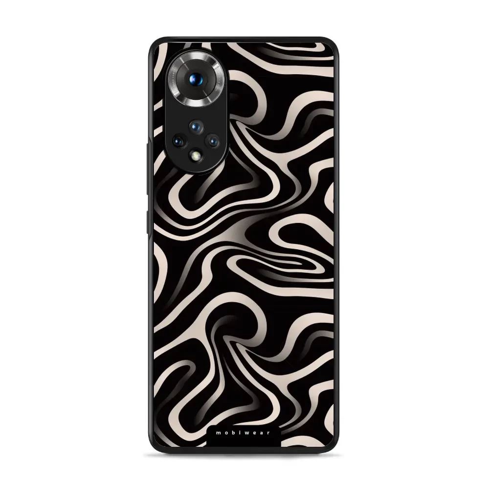 Lesklý kryt Mobiwear Glossy - Honor 50 / Huawei Nova 9 - GA63G Vlnky a linky