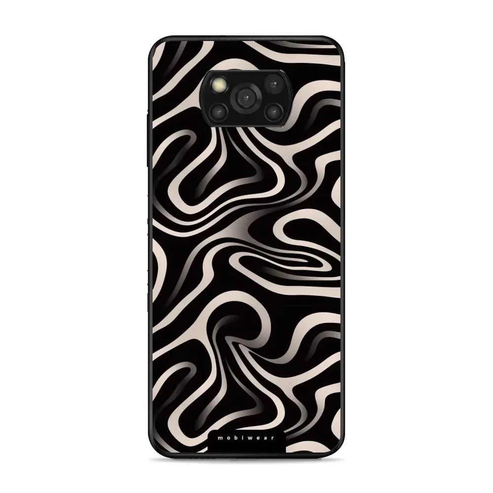 Lesklý kryt Mobiwear Glossy - Xiaomi Poco X3 NFC / Xiaomi Poco X3 Pro - GA63G Vlnky a linky