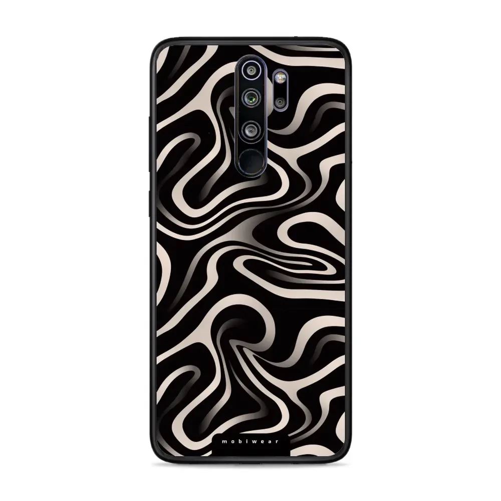 Lesklý kryt Mobiwear Glossy - Xiaomi Redmi Note 8 Pro - GA63G Vlnky a linky