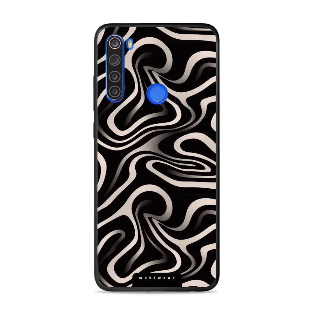Lesklý kryt Mobiwear Glossy - Xiaomi Redmi Note 8T - GA63G Vlnky a linky