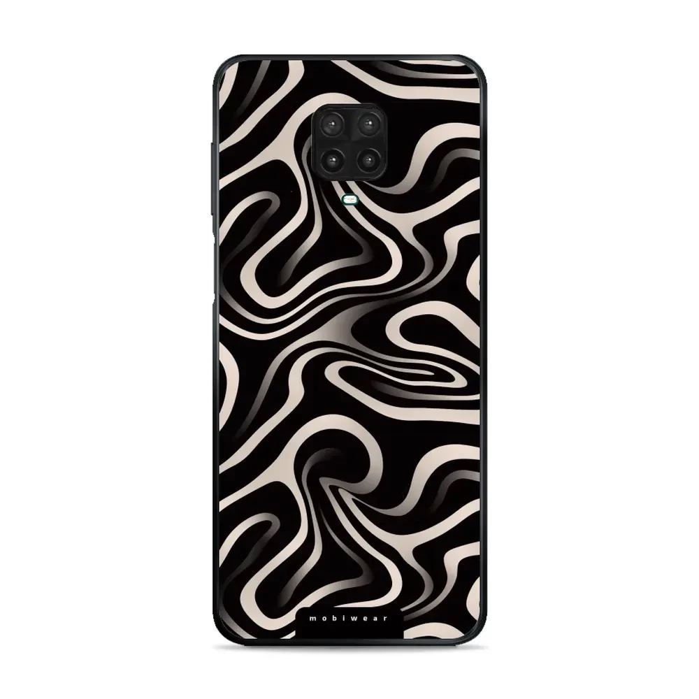 Lesklý kryt Mobiwear Glossy - Xiaomi Redmi Note 9 Pro / Note 9S - GA63G Vlnky a linky