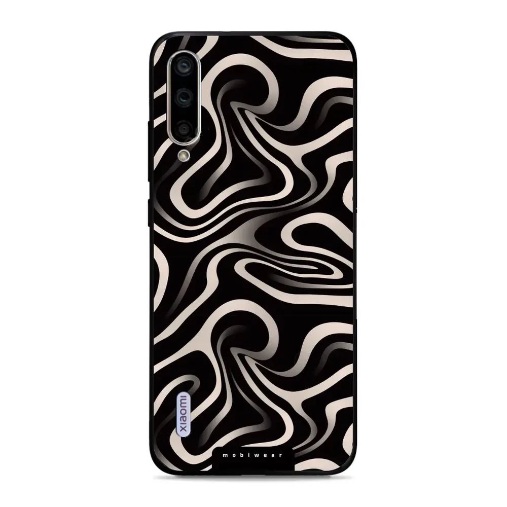 Lesklý kryt Mobiwear Glossy - Xiaomi Mi A3 - GA63G Vlnky a linky