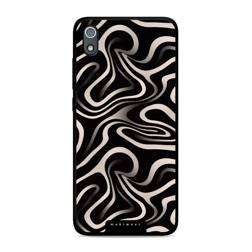 Lesklý kryt Mobiwear Glossy - Xiaomi Redmi 7A - GA63G Vlnky a linky