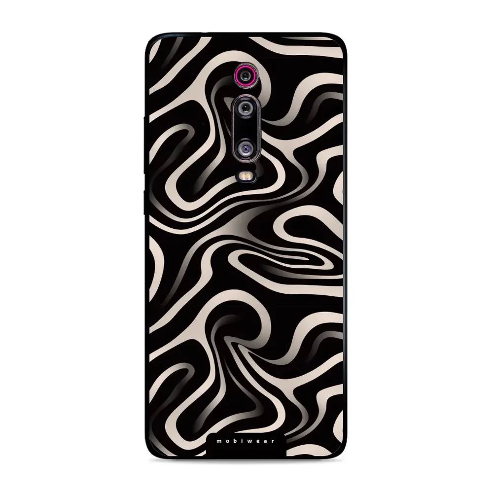 Lesklý kryt Mobiwear Glossy - Xiaomi Mi 9T Pro - GA63G Vlnky a linky