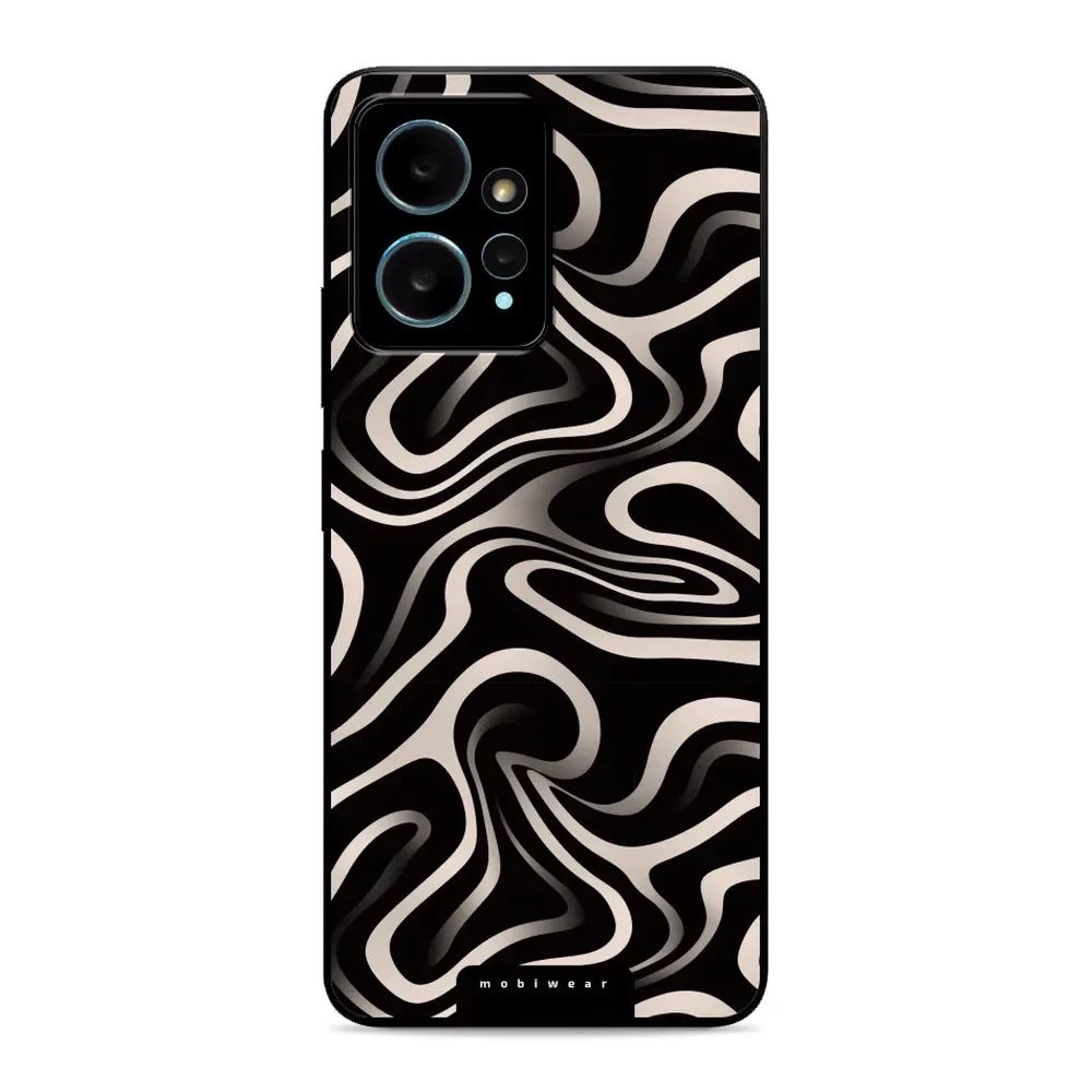 Lesklý kryt Mobiwear Glossy - Xiaomi Redmi Note 12 4G - GA63G Vlnky a linky
