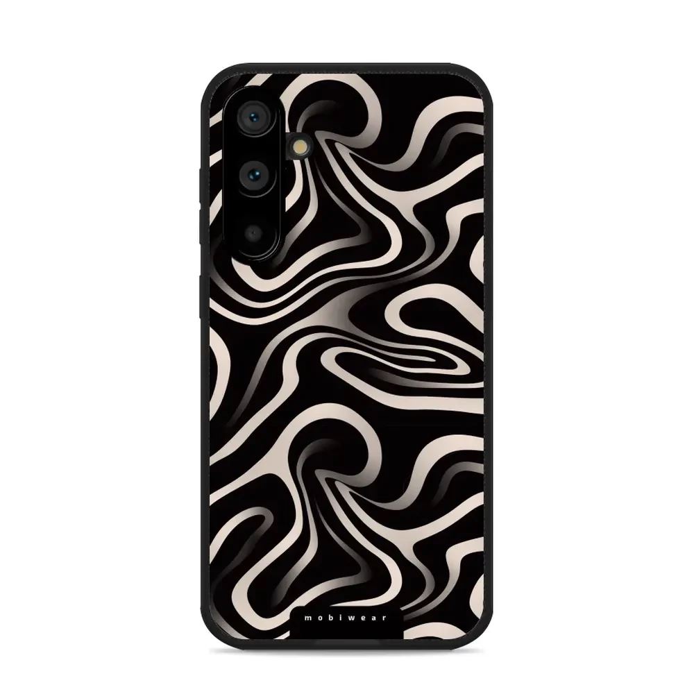 Lesklý kryt Mobiwear Glossy - Samsung Galaxy S23 FE - GA63G Vlnky a linky