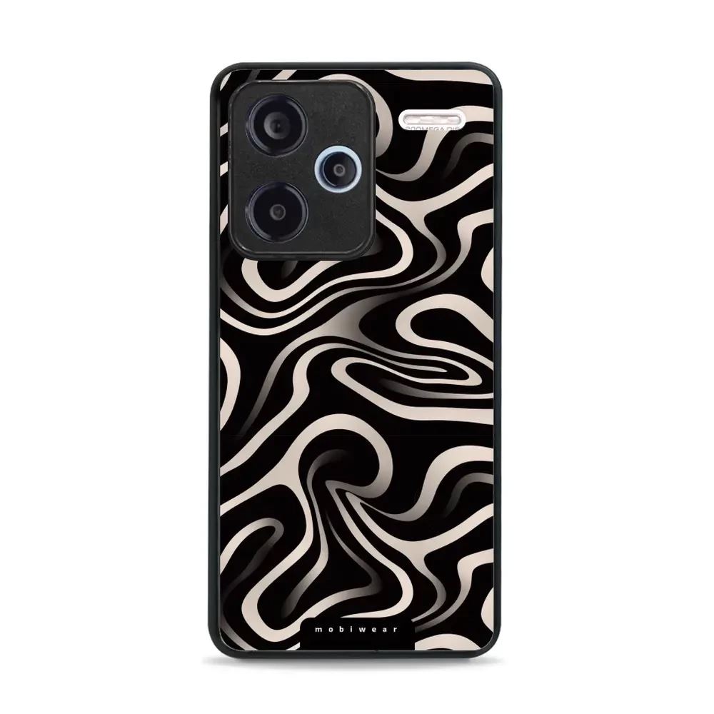 Lesklý kryt Mobiwear Glossy - Xiaomi Redmi Note 13 Pro Plus - GA63G Vlnky a linky