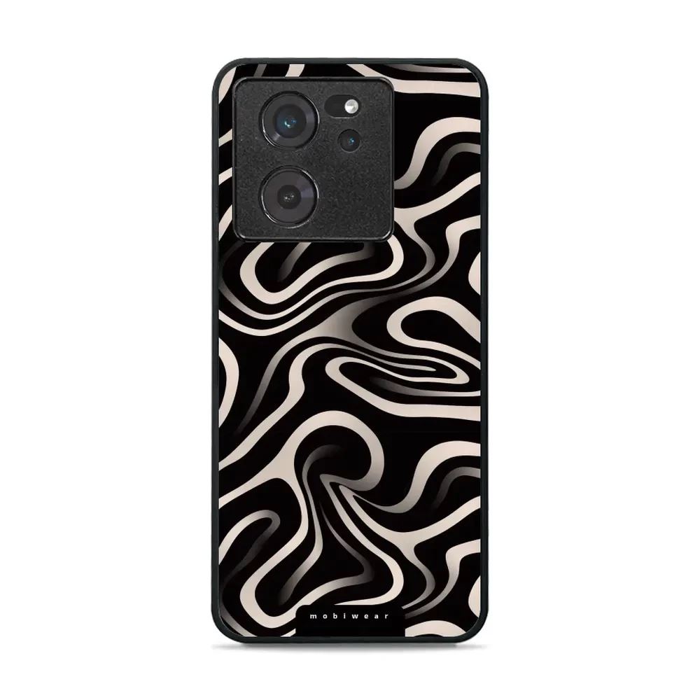 Lesklý kryt Mobiwear Glossy - Xiaomi 13T / 13T Pro - GA63G Vlnky a linky