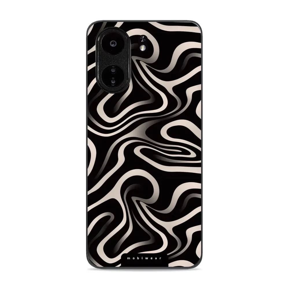 Lesklý kryt Mobiwear Glossy - Xiaomi Redmi 13C / Poco C65 - GA63G Vlnky a linky