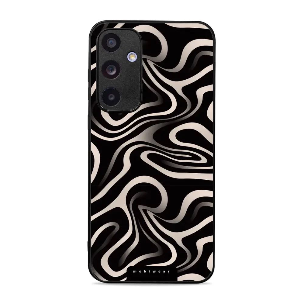 Lesklý kryt Mobiwear Glossy - Samsung Galaxy A15 / A15 5G - GA63G Vlnky a linky