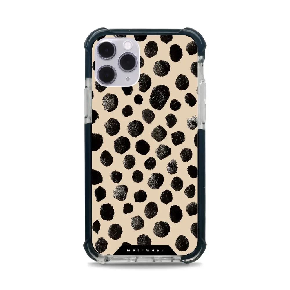 Odolný obal Mobiwear MagSafe Elite Bumper - Apple iPhone 11 Pro - DA50D Černé puntíky