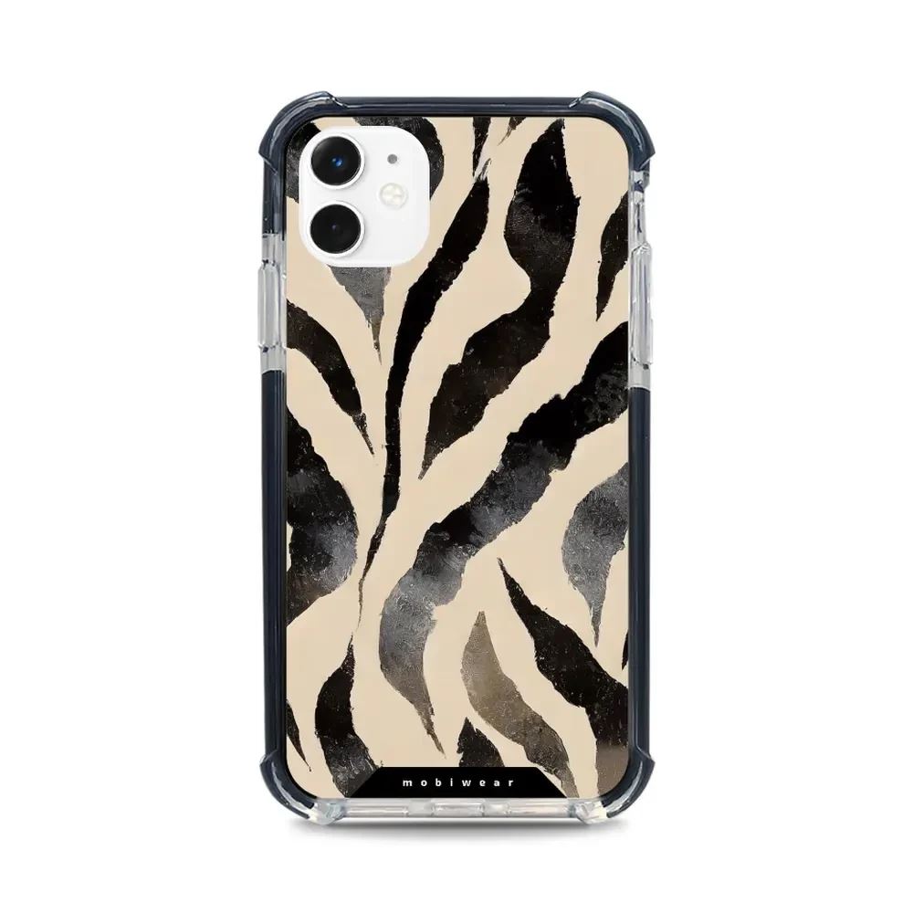 Odolný obal Mobiwear MagSafe Elite Bumper - Apple iPhone 11 - DA53D Zebří