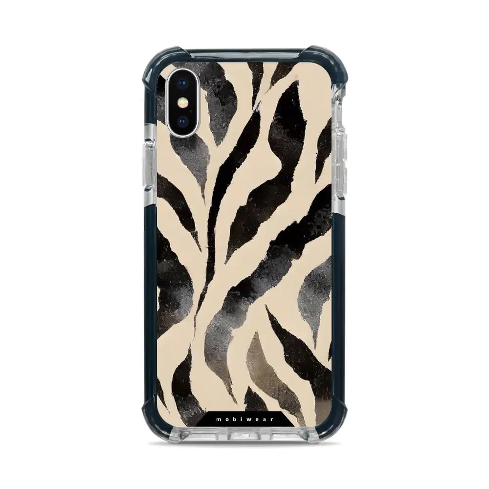 Odolný obal Mobiwear MagSafe Elite Bumper - Apple iPhone X / XS - DA53D Zebří