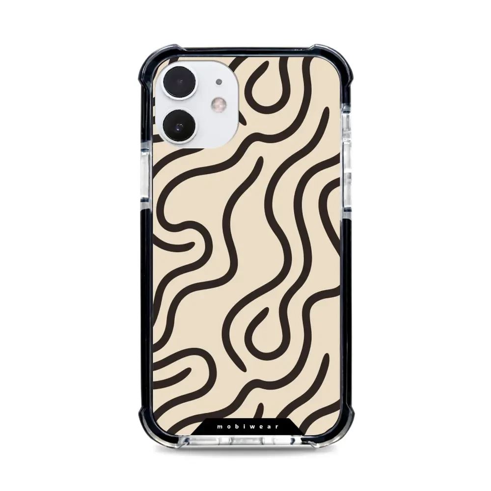 Odolný obal Mobiwear MagSafe Elite Bumper - Apple iPhone 12 / 12 Pro - DA60D Linky