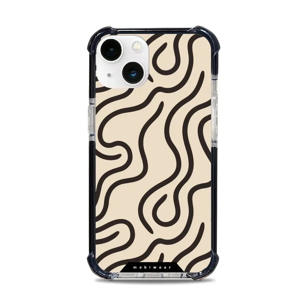 Odolný obal Mobiwear MagSafe Elite Bumper - Apple iPhone 13 - DA60D Linky