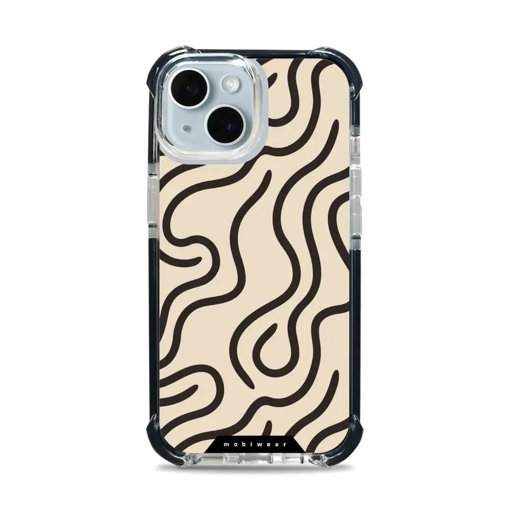 Odolný obal Mobiwear MagSafe Elite Bumper - Apple iPhone 15 - DA60D Linky