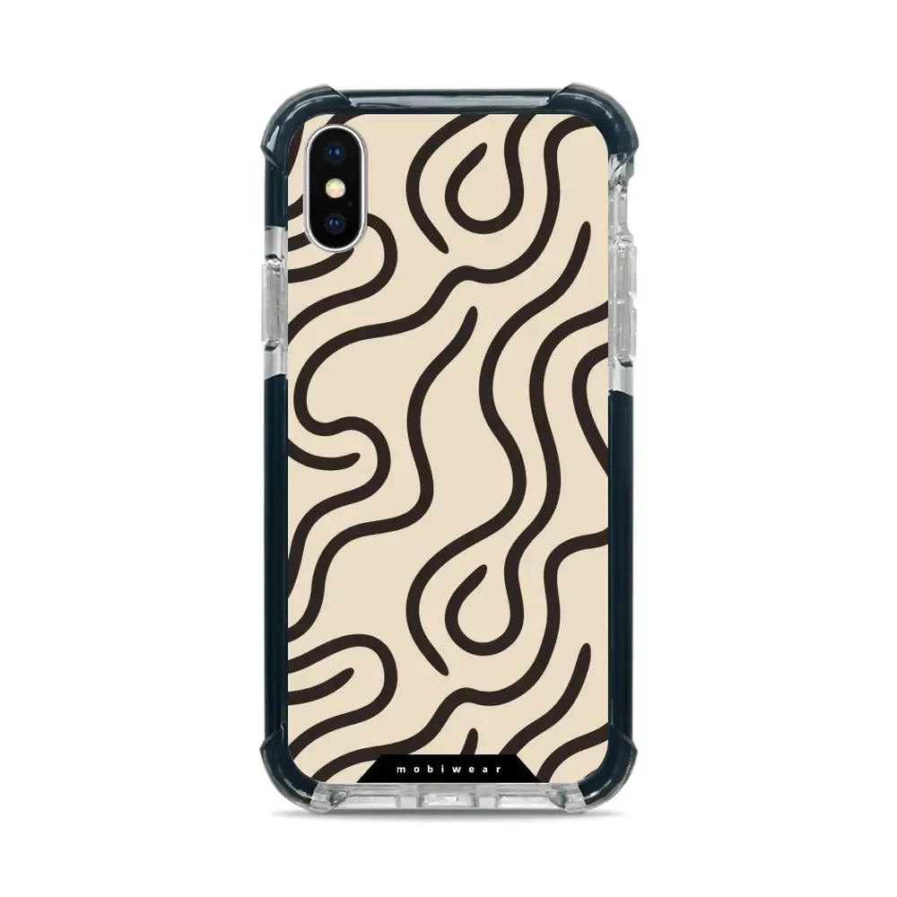Odolný obal Mobiwear MagSafe Elite Bumper - Apple iPhone X / XS - DA60D Linky