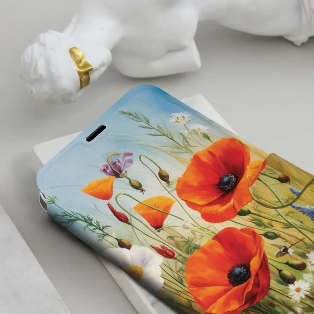 Flipové pouzdro Mobiwear - Samsung Galaxy S24 - VP43S Letní louka